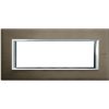 AXOLUTE Ramka 1 pojedyncza prostokątna 6 modułowa szczotkowany brąz HA4806BR LEGRAND