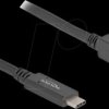 80034 USB 3.1 cable, C male, angled top/bottom, 4K 60 Hz, 1 m