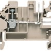 Through terminal block, screw connection, 0.5-4.0 mm², 3 pole, 16 A, 4 kV, dark beige, 1784460000