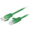 Patchcord UTP kat.5e kabel sieciowy LAN 2x RJ45 linka zielony 2m (10-pack) LANBERG