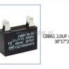 2,0uF 450V kondensator silnikowy; złącza 6,3mm