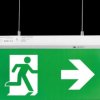 ELED200102-8H LED-Fluchtwegleuchte 4in1, Notlicht, Decken- und Wandmontage