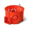 Puszka podtynkowa 60mm łączeniowa płytka z wkrętami czerwona PK-60 PRO 0284-01 /90szt/
