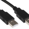 Kabel USB Złącze A USB A Złącze B USB A dł. 800mm Przewód USB USB 2.0 kolor: Czarny