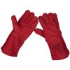 Sealey SSP141 Leather Welding Gauntlets Lined Pair