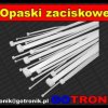 Opaska zaciskowa 2,9x300 mm biała