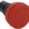 Emergency stop, pull release, mounting Ø  32 mm, illuminated, 2 Form B (N/C), XB6ETI523P