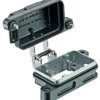 Surface mount housing, size 6B, die-cast aluminum, screw locking, IP69/IPX9K/IP68/IP65, 09400060317