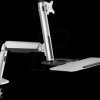 BP0040 Sit-stand workstation monitor desk mount, 13-32