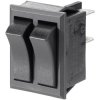 TruComponents 751560 Rocker switch,Panel Mount,Off/On,2xSPST,Quick Connect