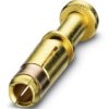Receptacle, 1.0-2.5 mm², AWG 18-14, crimp connection, nickel-plated/gold-plated, 1607658