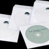 CD/DVD paper sleeves, pack of 50, white