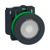 Harmony XB5 Przycisk podświetlany płaski plastik. biały fi30 zintegrowana dioda LED 110...120 V AC 1Z + 1R XB5FW31G5