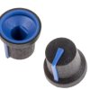 Pokrętło potencjometru oś: 6mm średnica: 16.8mm Kształt D Czarny RS PRO