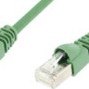 kabel LAN Telegärtner 100007965, 1 szt., RJ45, CAT 6a, S/FTP, 0.50 m, zielony