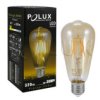 Żarówka Led E27 St64 4W = 30W 320Lm 2200K Ciepła 360 Filament Goldlux