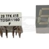 TDSR1160 wyświetlacz LED 7-segmentowy czerwony wspólna katoda TFK