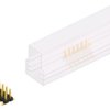 Pin header, 12 pole, pitch 2.54 mm, angled, black, SLLP6SMD05112GSM