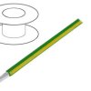 3053-GY001 Przewód HookUp Wire linka Cu d: 20AWG PVC zielono-żółty 300V 305m