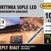 Kurtynka sople 100l z gniazdkiem ciepły biały 4,8m 230V/31V 6W IP44 na zewnątrz i do wnętrz 13-559 przeźroczysty przewód
