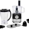 Robot kuchenny Princess Food Processor, 1000 W, czarny, srebrny