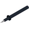 Test probe, socket 4 mm, rigid, 30 VAC/60 VDC, CAT O, black, 973369100