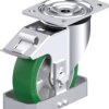 Blickle 857913 L-ALST 150K-FI-FS Rolka obrotowa z blachy stalowej Średnica koła: 150 mm Maksymalne obciążenie: 400 kg 1