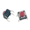 TACT Switch Microswitch 6x6mm h=5.0mm 4-pin - 10 pcs