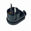 Wtyczka kątowa z/u 16A 250V rozbieralna czarna WT-16/CZARNY