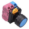 YW1B-M1E12S Blue 22mm Momentary Push Button Switch 1NO-2NC IP65 IDEC