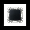 Łącznik pojedynczy podświetlany ŁP-1ZS/m/33 czarny metalik SZAFIR Ospel