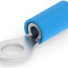 Insulated ring cable lug, 1.25-2.0 mm², AWG 16 to 14, 4.82 mm, blue, 2-320574-2