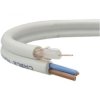 Przewód koncentryczny do kamer z zasilaniem 2x1 75ohm CCTV 0,6/3,7/5,9 ekran 100% Mercor