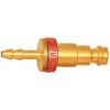 Insertion grommet, L 47 mm, 35 bar, brass, for jacks, 107644