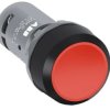 Przycisk monostabilny 22mm wklęsły 1Z czerwony CP1-10R-10 1SFA619100R1011