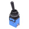 6421A-03 Black On-Off 12mm Toggle Switch SPST 6.5A APEM