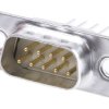 Złącze D-Sub 9-pinowe Męski Proste Montaż na panelu raster 2.74mm