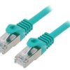 Patch cord F/UTP, Cat 6, RJ45 wtyk z obu stron, linka, CCA, 2m, PVC, zielony PP6-2M/G