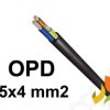 Przewód OnPd 5x4 mm2 (450/750V) gumowy oponowy H07RN-F (krążki 100m) 5907702813080 ELEKTROKABEL