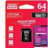 Karta micro SD 64GB UHS-I Goodram+ adapter