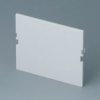Front plate, PC, (W x H) 49 x 42 mm, light gray, B6602180