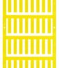PA cable maker, inscribable, (W x H) 21 x 5.8 mm, max. bundle Ø 3.7 mm, yellow, 1318760000