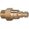 Nipple, L 42 mm, 35 bar, brass, for jacks, 107503