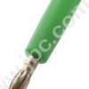 1010-GN Wtyk izolowany 4mm, lamelkowy, przyłącze lutowane, 32A, zielony, ELECTRO-PJP, 1010GN, 1010-I-V