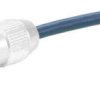 Sensor actuator cable, M12-cable socket, straight to open end, 3 pole, 5 m, PUR, black, 21335600320050