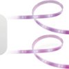 Philips Hue Pasek LED, Rozszerzenie paska LED, Centrala 70342400+70344800+871951434262000 2x Lightstrip Plus + Hue Bridg