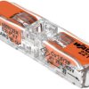 Szybkozłączka przelotowa uniwersalna LINKA/DRUT 2x 0,2-4mm2 WAGO 221-2411 (Paczka 60szt.)