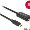 Kabel USB typu C™ wtyczka - wtyczka HDMI (DP Alt Mode) 4K 30 Hz 2 m, czarny