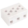 Złączka porcelanowa 3x 2.5A Simet CPO 3-2.5A biały