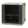 Szafa Wisząca Dzielona 19 12U, Drzwi Blacha/Szkło, Ściągane Osłony Boczne Z...